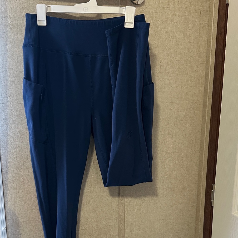 Jaanuu Women's Navy Blue scrub pants XL
